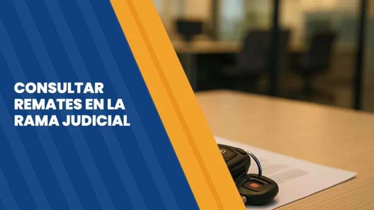 Cómo consultar un proceso de remate en la Rama Judicial