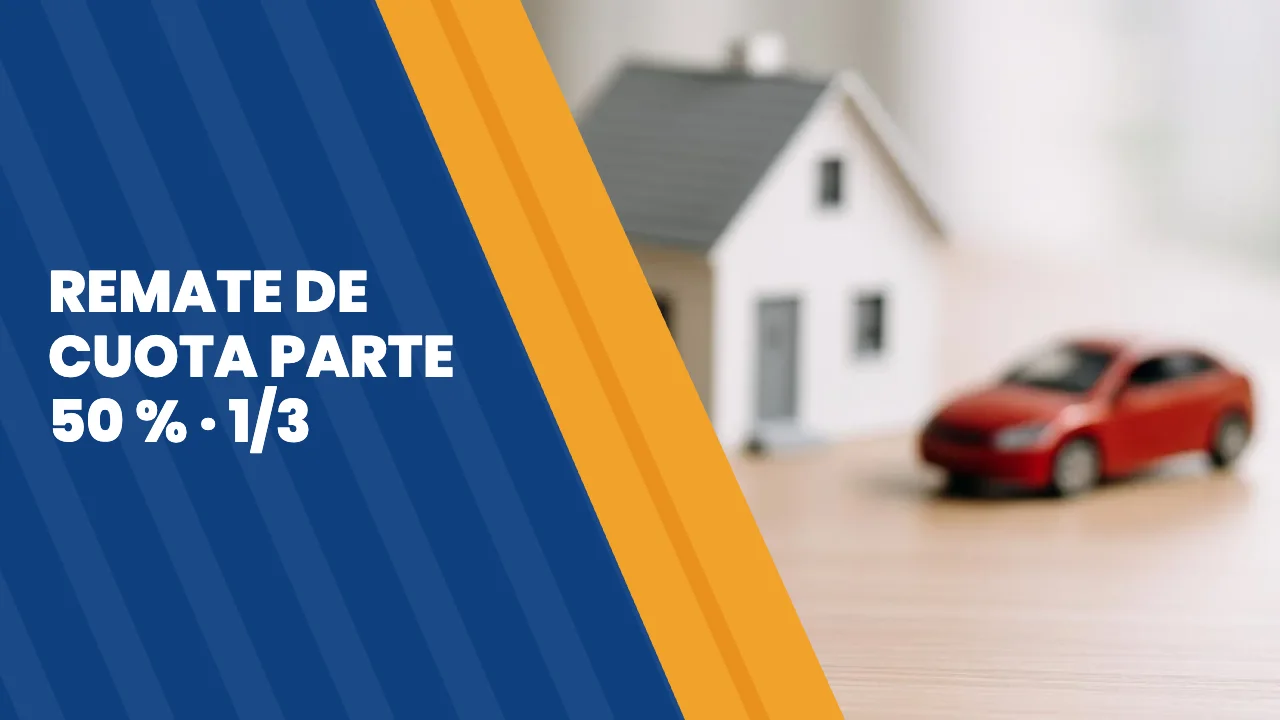 Remate de cuota parte de un inmueble en Colombia